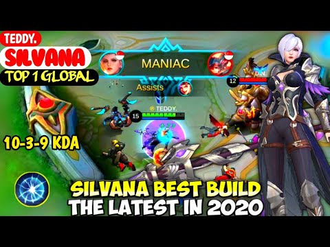 SILVANA BEST BUILD IN 2020 | TOP 1 GLOBAL SILVANA TEDDY. - MOBILE LEGENDS