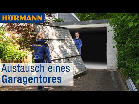 Garagentor-Modernisierung: Austausch eines Garagentores | Hörmann