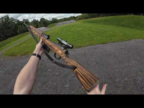 WWII German Gewehr 43 w/ ZF4 Optic POV firing