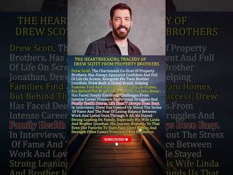 Did Drew Scott Pass Away
