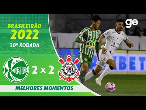 Juventude 2 x 2 Corinthians - Brasileirao 2022!