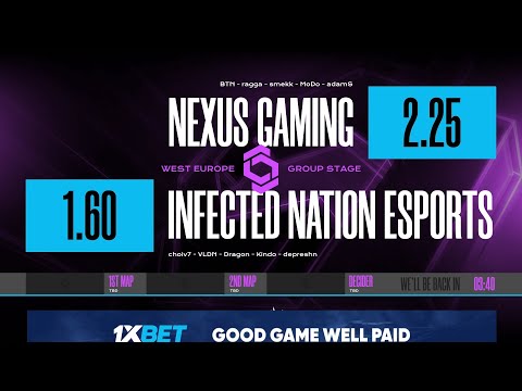 Nexus vs iNation🔹 CCT West Europe – Group Stage 🏆 Online Series 1 - csgo live