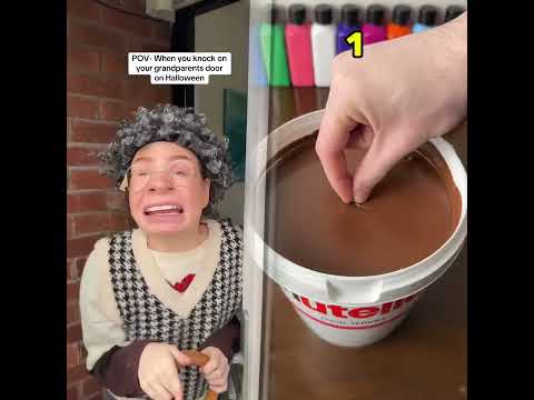 When you knock on your grandparents door on Halloween 😂#shorts