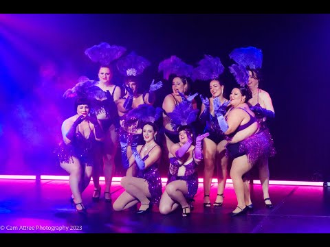 Showgirl Burlesque students perform Sax- The Bombshell Burlesque Academy