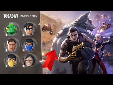 GUESS THE INVISIBLE SKIN  - FORTNITE CHALLENGE - 12 TESTS - #2 | tusadivi