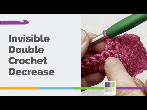 Invisible Double Crochet Decrease