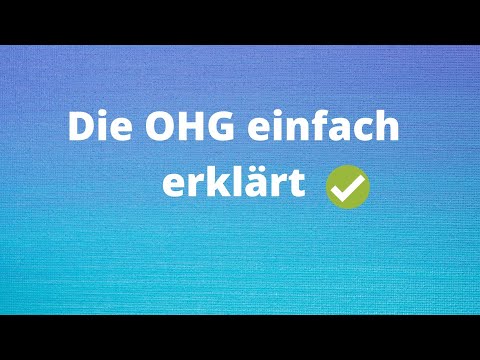 The OHG simply explained