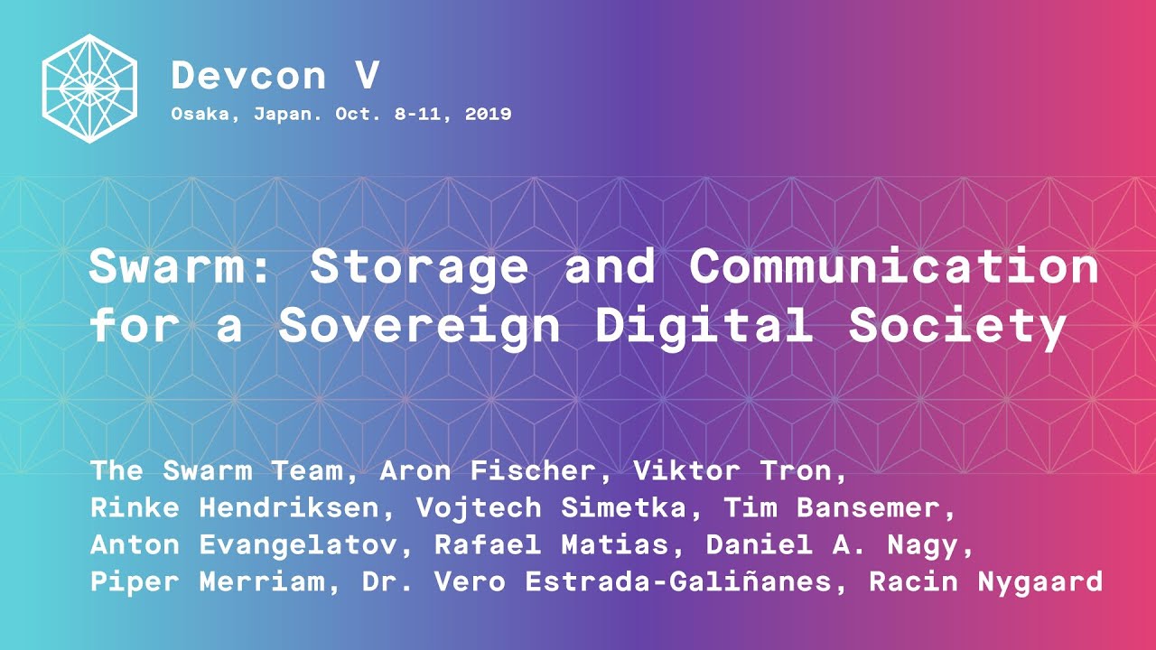 Swarm - Storage and Communication for a Sovereign Digital Society preview