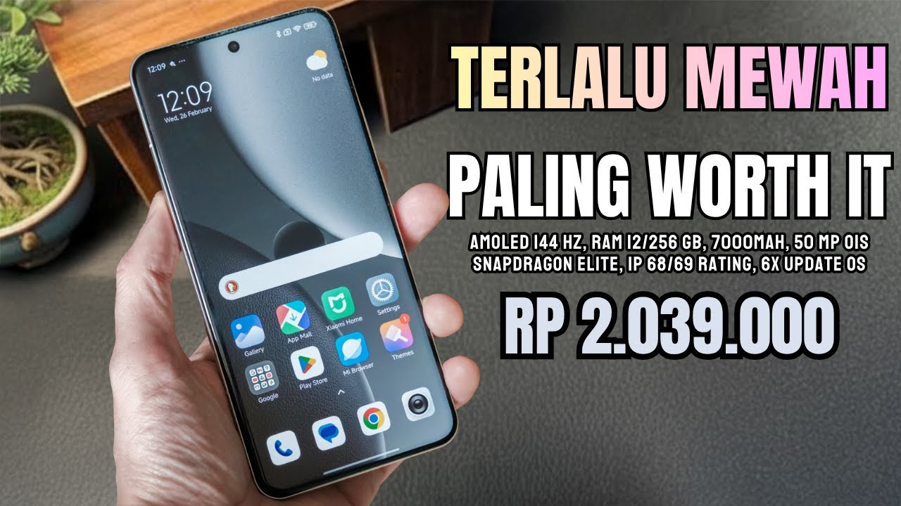 GAK ADA TANDINGANNYA‼️7000MAH, RAM 12/256 GB - HP 2 JUTAAN TERBAIK NOVEMBER 2025