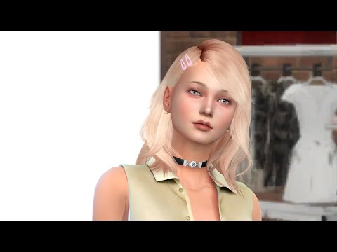sims 4 high detail download blonde female Ingrid Hendriks by Bonita100 Cas Video Preview