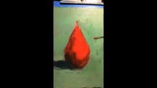 Oil painting of a small still life, by Marianne Elson