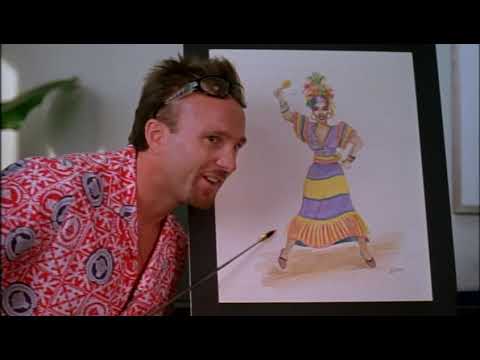 Foolish (1999) trailer still with Eddie Griffin on stage and Master P in crime-plot montage