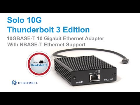 Sonnet Solo 10G Thunderbolt 3 Edition Quick Product Overview