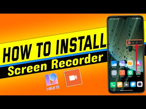 MIUI screen recorder apk download | How to install in oppo/Poco screen recorder