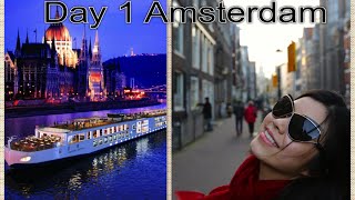 {Viking River Cruise}  Follow me on my Grand European 15 Days Tour - Day 1 [Amsterdam]