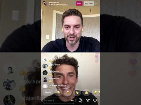 Instagram Live con Marc Márquez #CuarentenaSaludable #HealthyQuarantine | #PauGasol