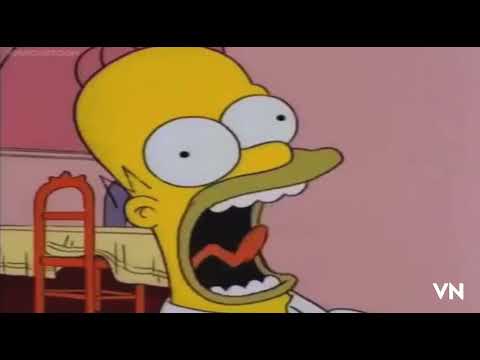 Homer opens the door