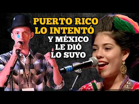 MEXICANA DEJA SIN PALABRAS a PUERTORRIQUEÑO que le RETO en DUELO MUSICAL