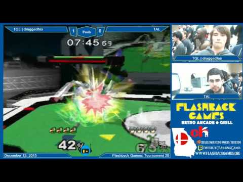 Flashback Games Presents: T20 - Druggedfox (Falco) Vs. Tal (Marth) Pools