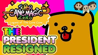 Super Cane Magic Zero Gameplay #1 : THE PRESIDENT RESIGNED | 3 Player Co-op