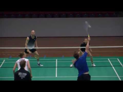 Kristiansen, Pedersen and Houmann preparing for Sudirman Cup