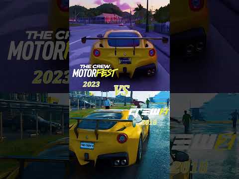 The Crew 2 VS The Crew Motorfest Direct Comparison #shorts