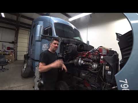 Truck Repair, installing turbo on Cummins ISX 15 and testing and calibration of actuator 2021/64