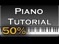 JJ Lin - Back to Back Hug Piano Tutorial [50% speed ...