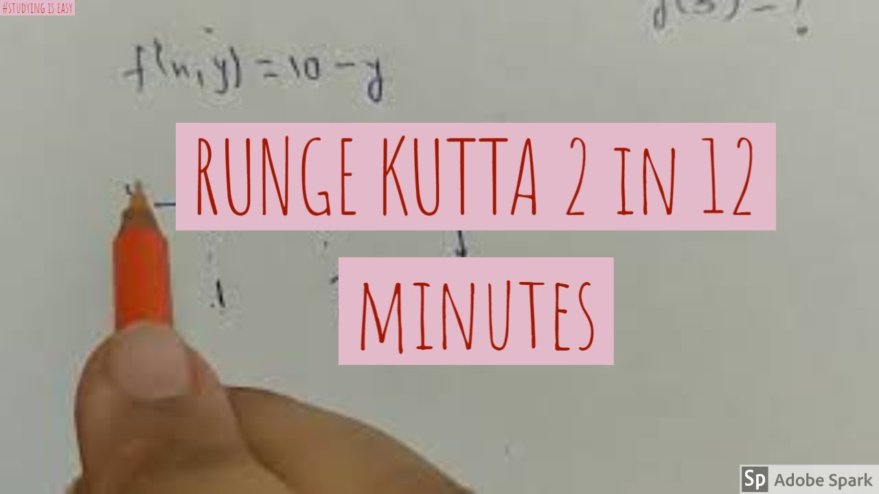 RUNGE KUTTA 2 METHOD| RK 2 | Optimization Techniques|LECTURE 5|