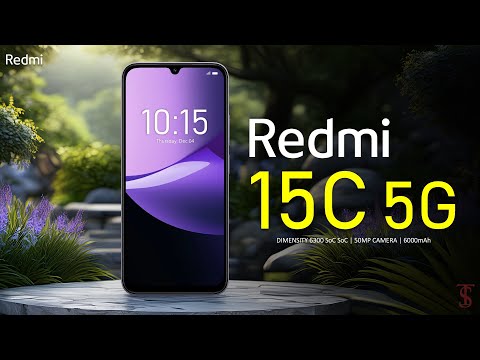 Thumbnail for Redmi 15C 5G Price, Official Look, Design, Specifications, 8GB RAM, Camera, Features #redmi15c #5g