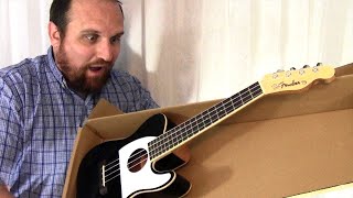 Video thumbnail for Fender Fullerton Tele Ukulele by CircuitsAndStrings