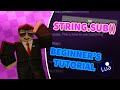Typing Effect String Sub Roblox Studio Beginner S Tutorial