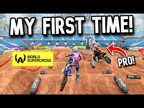 HOW I WON MY FIRST WORLD SUPERCROSS RACE IN MX BIKES!