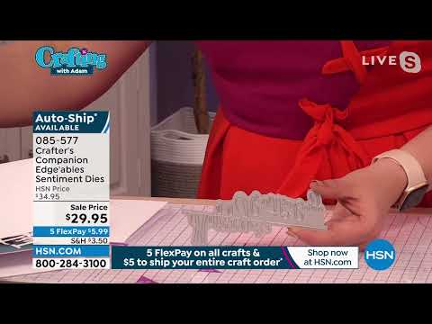 Crafter's Companion Edge'ables Sentiment Dies