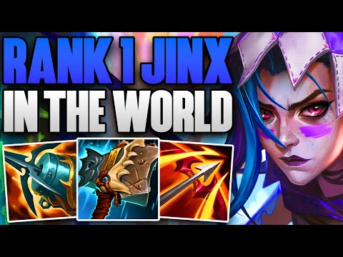 BEST JINX MAIN IN THE WORLD DOMINATING KR CHALLENGER! | CHALLENGER JINX ADC GAMEPLAY | Patch 14.24
