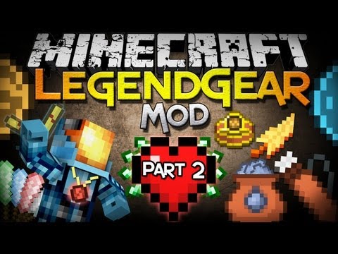 Minecraft Universe - Minecraft Mod Showcase: LegendGear - Part 2 - Magic Mirror, Medallions, Rock Candy, and MORE!