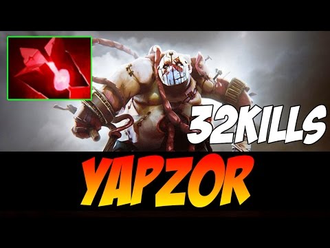 YapzOr Plays Pudge WITH BLOODSTONE - 32 KILLS - 7400 MMR - Dota 2