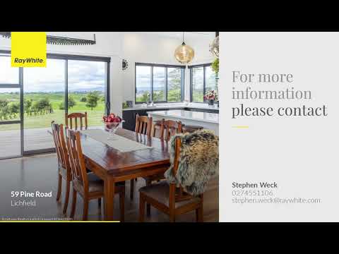 59 Pine Road, Lichfield, South Waikato, Waikato, 3 habitaciones, 2 baños, Lifestyle Property