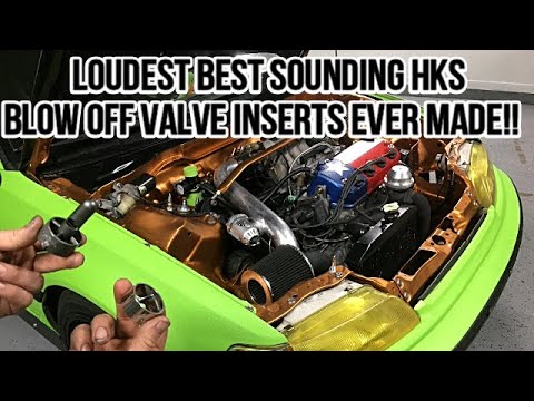 Custom HKS blow off valve inserts