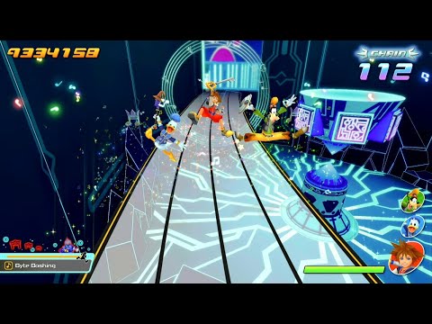 Kingdom Hearts Melody of Memory - Space Paranoids Gameplay