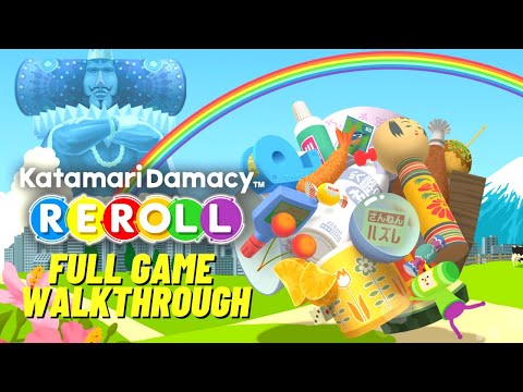 Katamari Damacy Reroll (Switch) - Full Gameplay Walkthrough [No Commentary]