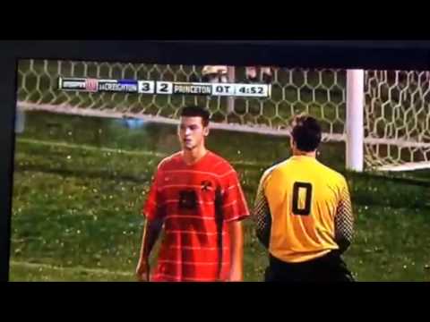 Benitos goal against Princeton