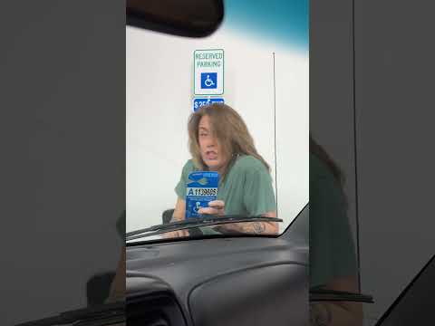 Crazy women holds parking spot and refuses to move!