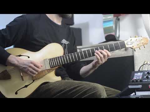 The MOST EXPENSIVE guitar I've ever played || Line 6 HX STOMP || Andy Manson Nautilus Hollowbody