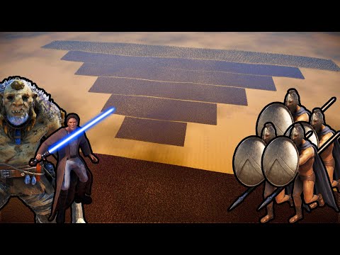 22 MILLION SPARTANS vs 150,000 JEDI KNIGHTS + 10,000 TROLLS | UEBS 2