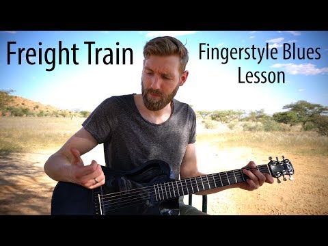Freight Train Lesson | Classic Fingerstyle Blues (Tommy Emmanuel style)