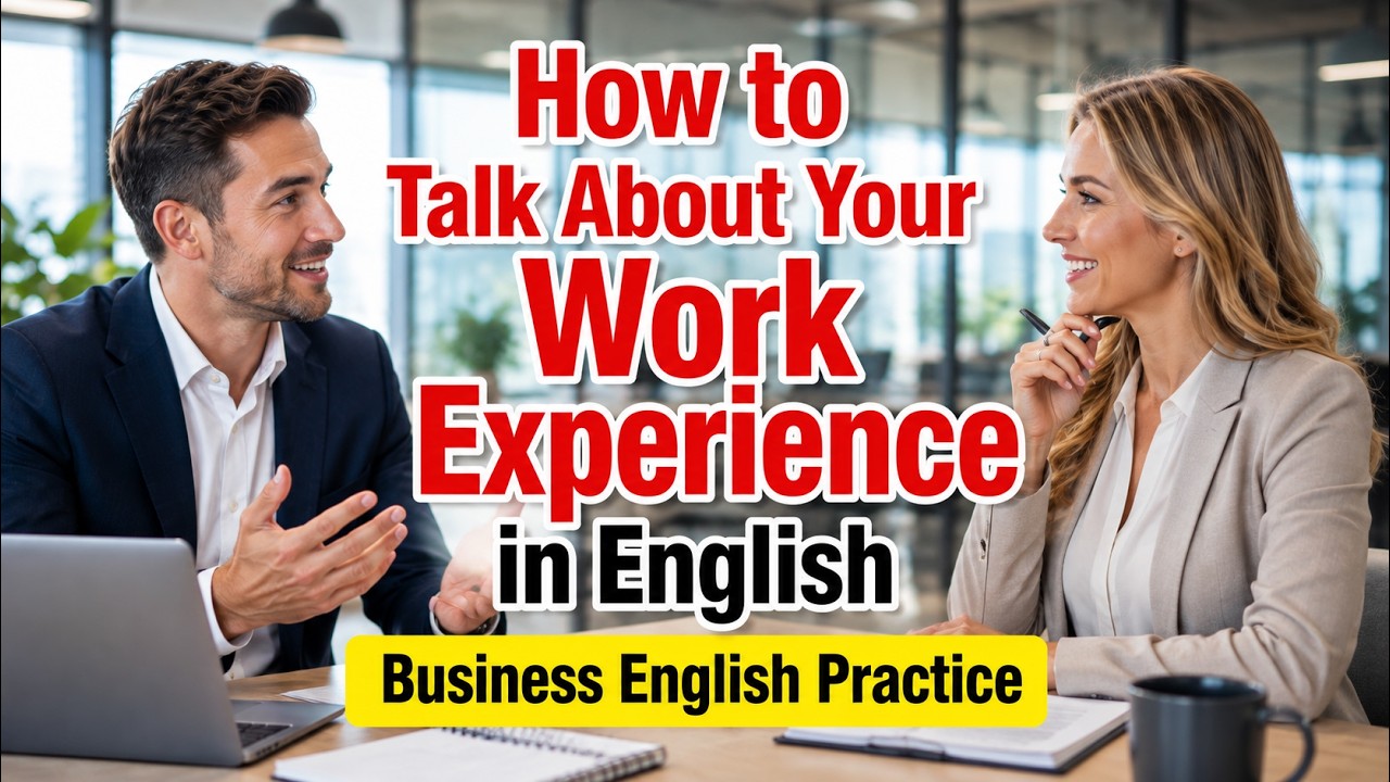 Practice Shadowing: How to Talk About Your Work Experience in English ...