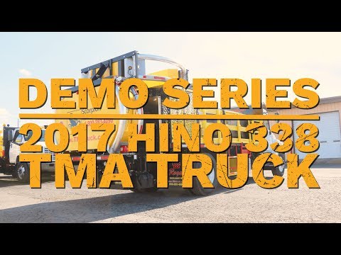 2017 Hino 338 TMA Truck Demo | Royal Truck and Equipment