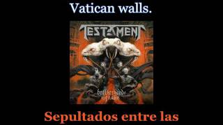 Testament - Brotherhood Of The Snake - Lyrics / Subtitulos en español (Nwobhm) Traducida