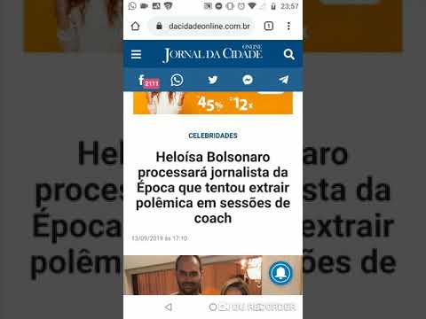 Heloísa Bolsonaro processará "jornalista" da época que se disfarçou de cliente dela